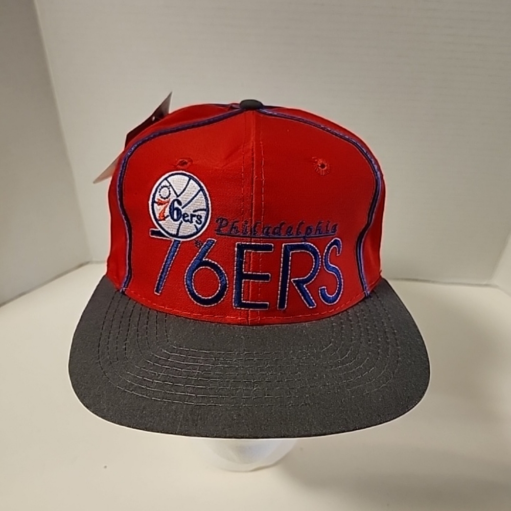Vintage Philadelphia 76ers Snapback Cap Hat NBA Limited Edition (1249 of 2000)